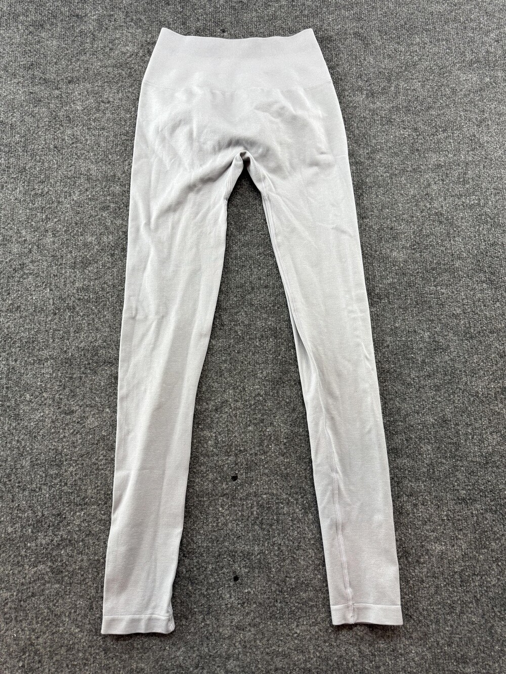 Alphalete Leggings Womens Small Gray Seamless Scrunch Low Rise Ankle Yoga Pants